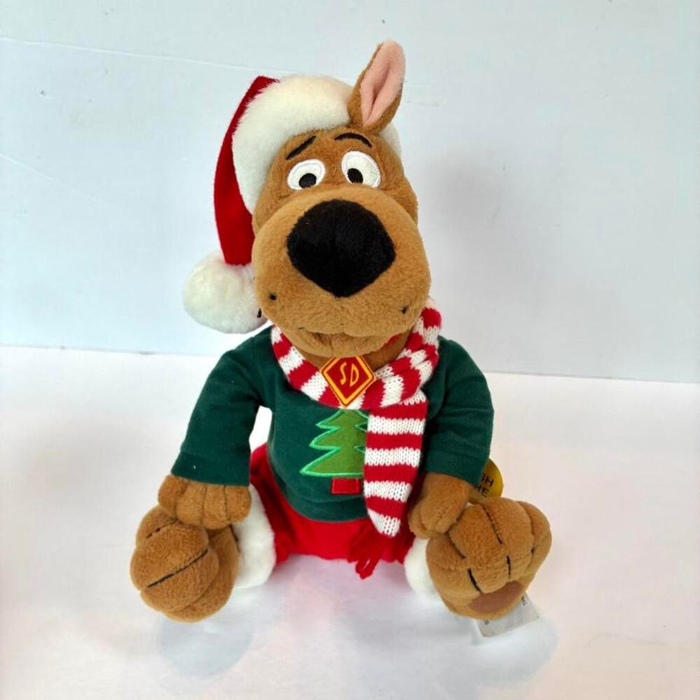 Vintage 2001 Scooby Do Santa Singing Christmas Carols Gemmy